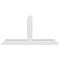 Ekena Millwork Portland Architectural Grade PVC Gable Bracket, 48"W x 24"H x 4"D x 4"F, 12/12 Pitch GBP048X24X0404POR00 - alternate 5